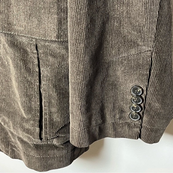 Daniel Cremieux Brown Corduroy Sport coat blazer Large - Picture 3 of 11